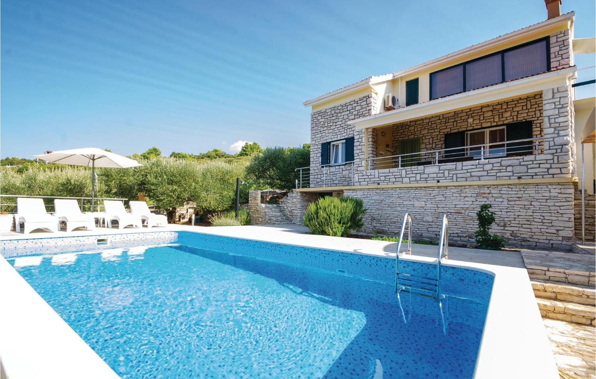 Nice Home In Tankaraca With House Sea View Vela Luka Exterior foto